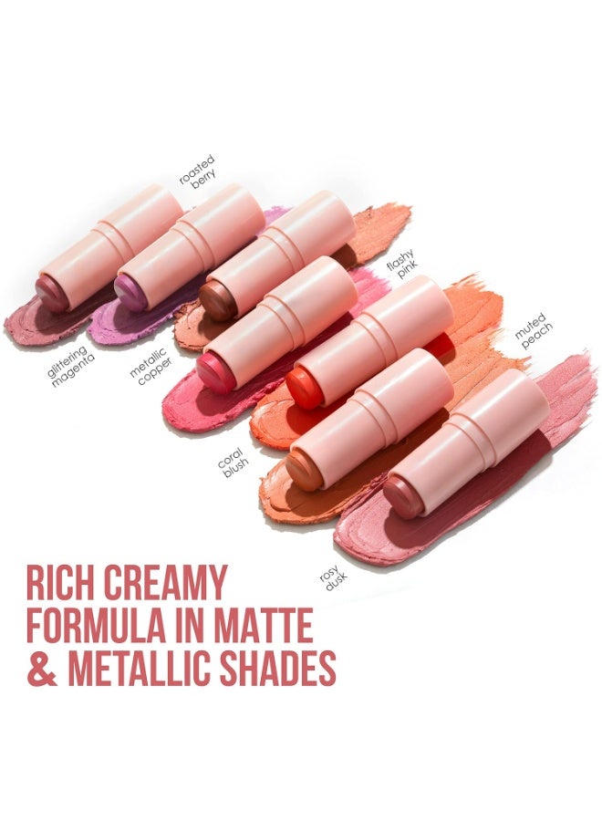 Blue Heaven Kiss & Blush, Lip, Cheek & Eyes Tint, Rosy Dusk, 8.5gm - Image 4